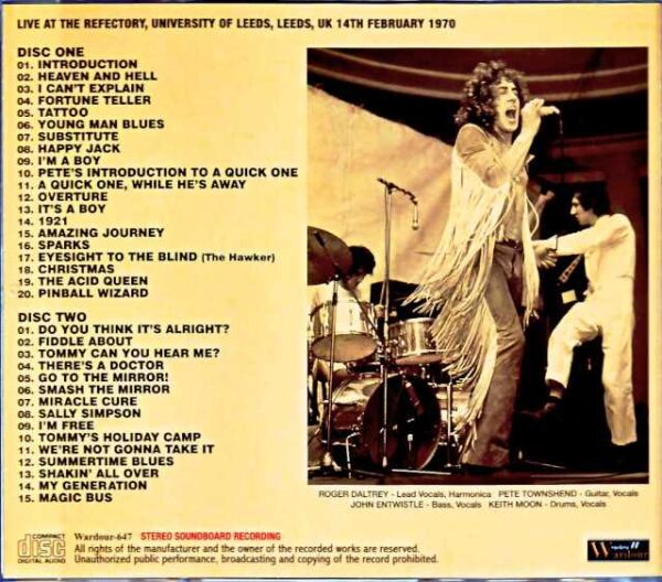 Who,The Who/England,UK 1970 Complete Upgrade - Image 2