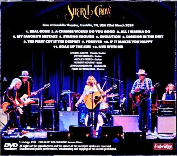 Sheryl Crow/TN,USA 2024 Complete - Image 2