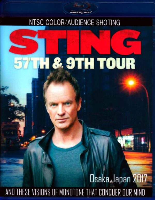 Sting/Osaka,Japan 2017 Blu-Ray & DVD Ver.