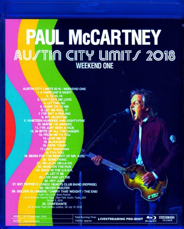 Paul McCartney/TX,USA 2018 & more Blu-Ray Ver. - Image 2