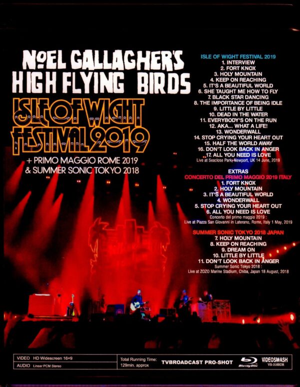 Noel Gallagher's High Flying Birds/UK 2019 & more Blu-Ray Ver. - Image 2
