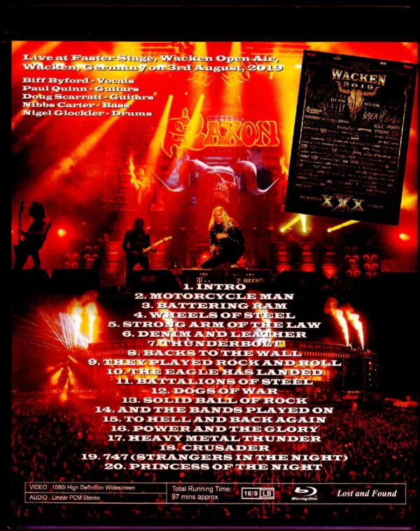 Saxon/Germany 2019 Blu-Ray Ver. - Image 2