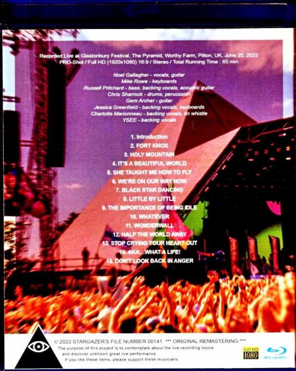 Noel Gallagher's High Flying Birds Noel Gallagher/England,UK 2022 Blu-Ray Version - Image 2
