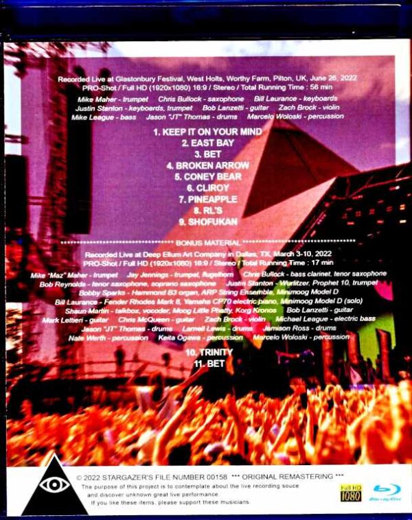 Snarky Puppy / England, UK 2022 & more Blu-Ray Version - Image 2