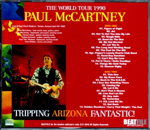 Paul McCartney/AZ,USA 1990 - Image 2