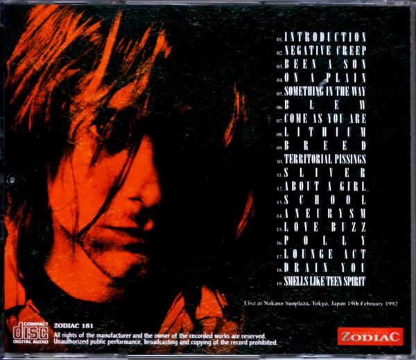 Nirvana/Osaka, Japan 1992 - Image 2
