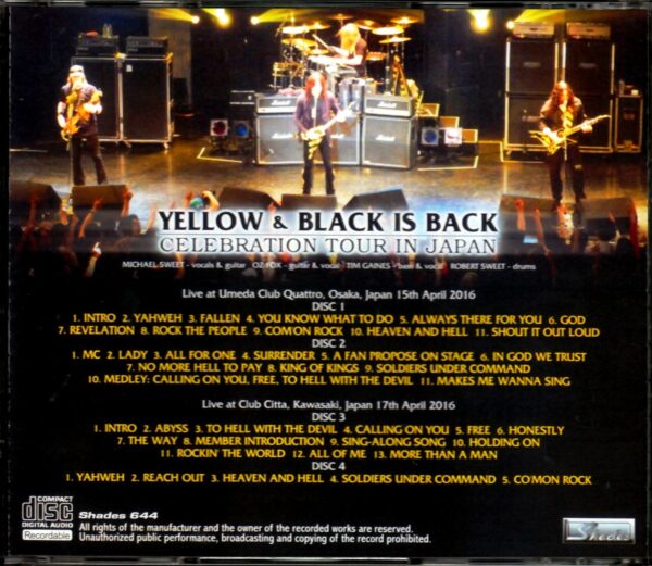 Stryper/Japan Tour 2016 2Days - Image 2