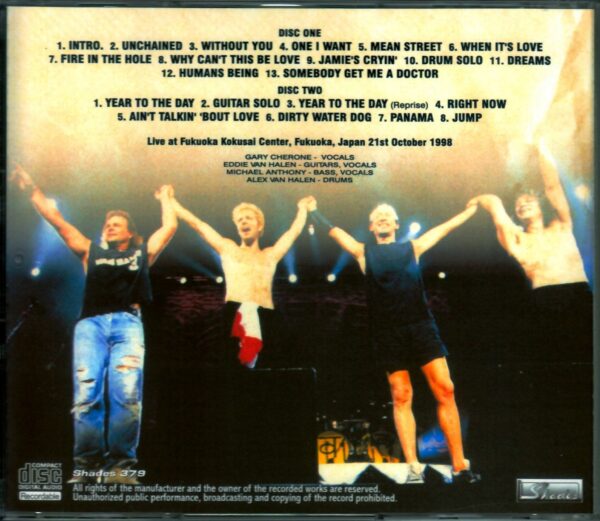 Van Halen/Fukuoka,Japan 1998 - Image 2
