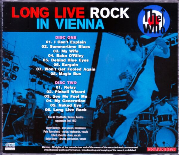 The Who/Austria 1972 - Image 2