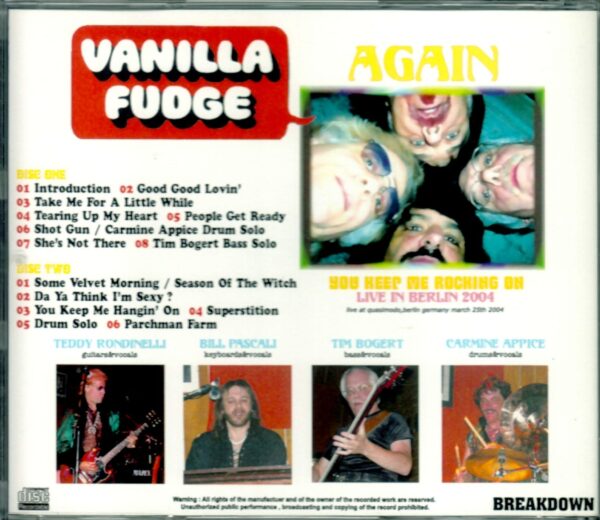 Vanilla Fudge/Germany 2004 - Image 2