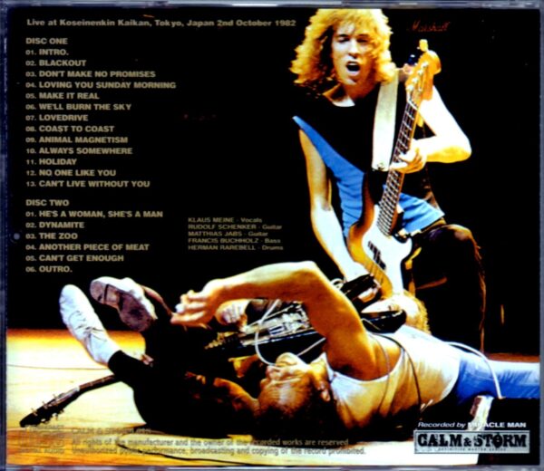 Scorpions/Tokyo,Japan 1982 - Image 2