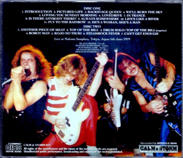 Scorpions/Tokyo,Japan 1979 - Image 2