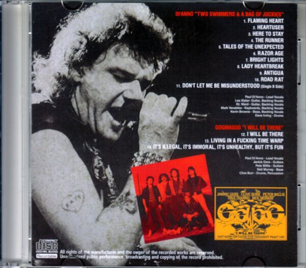 Paul Di’Anno/Two Swimmers & A Bag Of Jockies - Image 2
