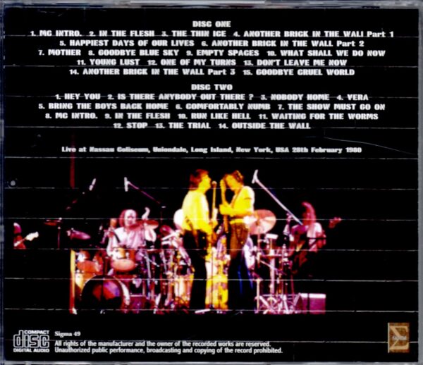 Pink Floyd/Ny, USA 2.28.1980 - Image 2