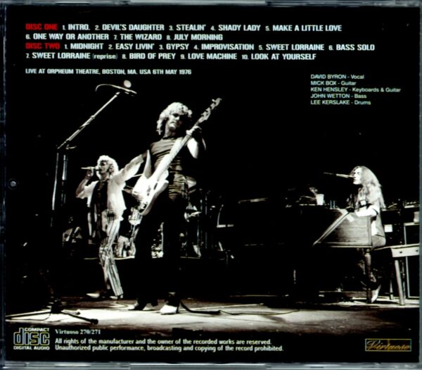 Uriah Heep/Ma, USA 1976 - Image 2