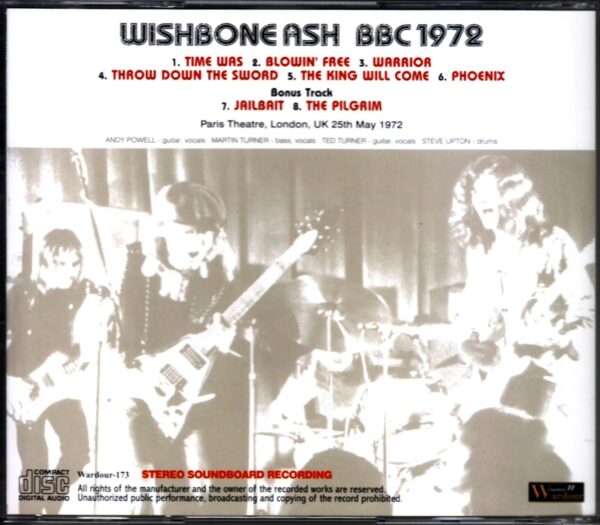 Wishbone Ash/London,UK 1972 Upgrade - Image 2