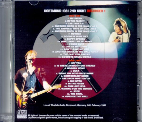 Pink Floyd/Germany 2.14.1981 Master Direct - Image 2