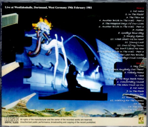 Pink Floyd/Germany 2.19.1981 Upgrade - Image 2