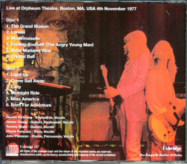 Styx/Ma, USA 1977 - Image 2