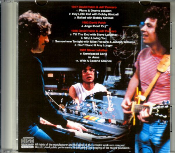 Toto/Rare Studio Demo Tracks - Image 2