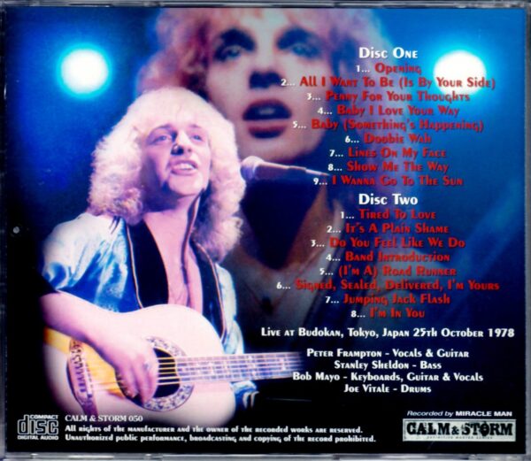Peter Frampton/Tokyo,Japan 1978 - Image 2