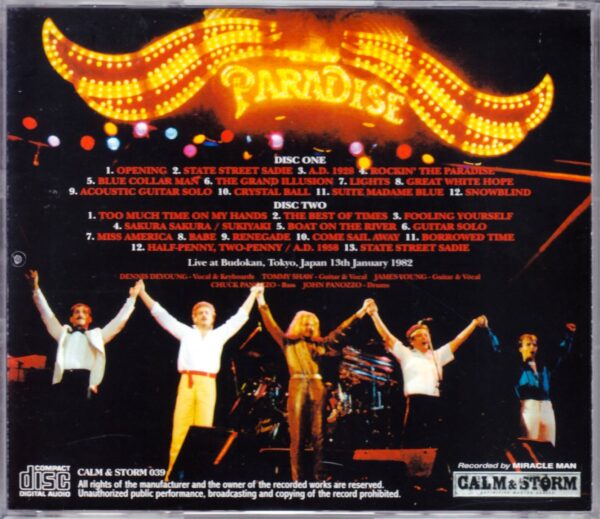 Styx/Tokyo,Japan 1982 - Image 2