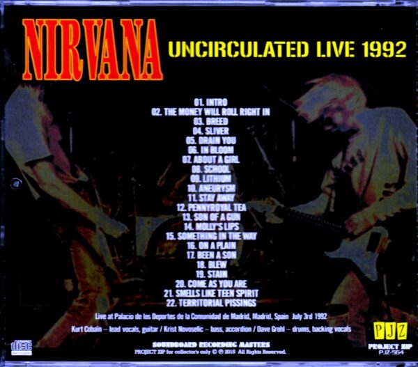 Nirvana/Spain 1992 - Image 2