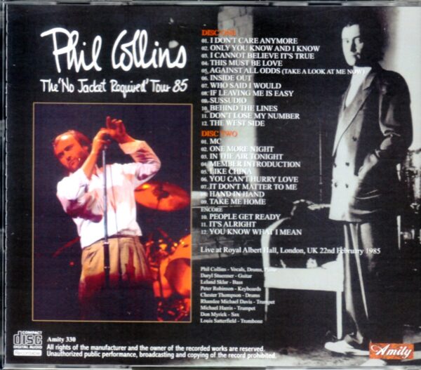 Phil Collins/London,UK 1985 - Image 2