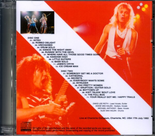 Van Halen/North Carolina, USA 1982 - Image 2