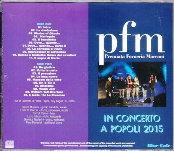 Pfm Premiata Forneria Marconi/Italy 2015 - Image 2