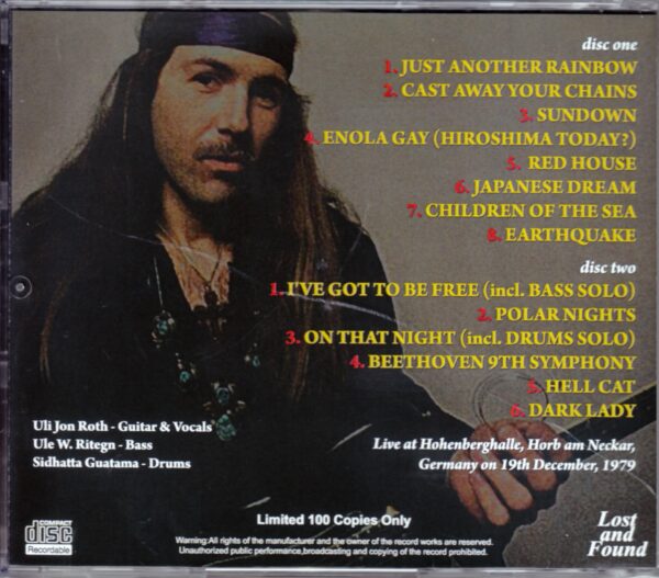 Uli John Roth/Germany 1979 - Image 2
