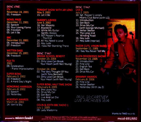 Paul McCartney/Live Archives 2001-2006 - Image 2