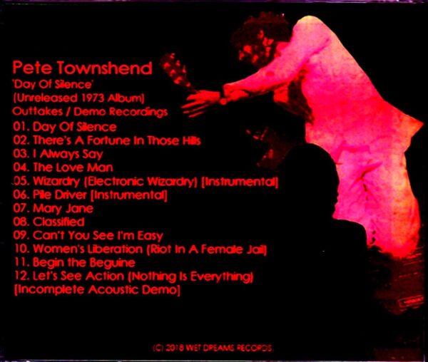 Pete Townshend/Unreleased Album 1973 Outtakes and Demo - Image 2