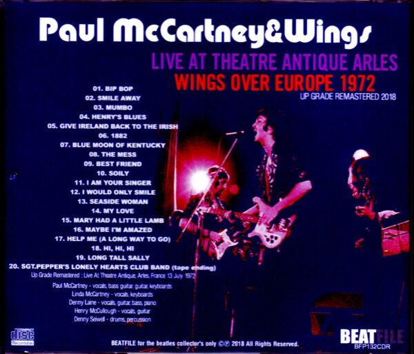 Paul Mccartney,Wings/France 1972 - Image 2