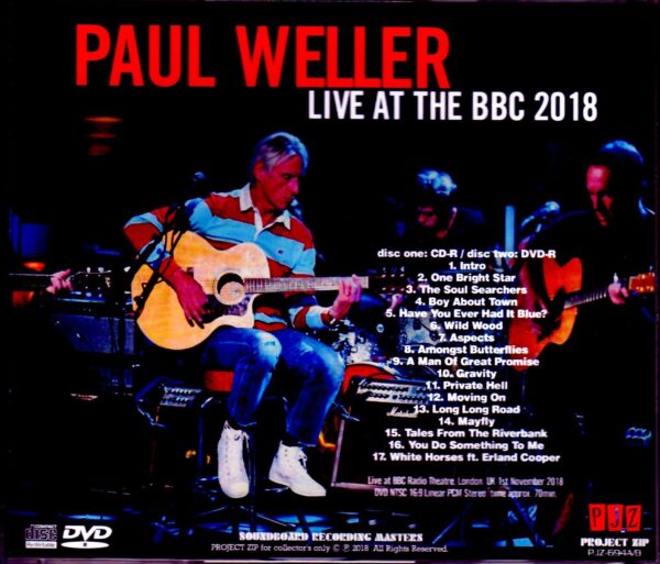Paul Weller/London,UK 2018 S & V - Image 2