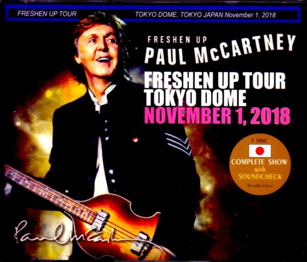 Paul McCartney/Tokyo,Japan 11.1.2018 Another Seat Ver. & SC