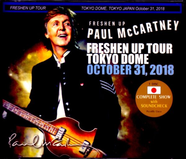 Paul McCartney/Tokyo,Japan 10.31.2018 Another Seat Ver. & SC