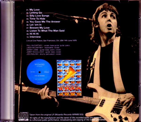 Paul McCartney,Wings/CA,USA 1976 Original LP Ver. - Image 2