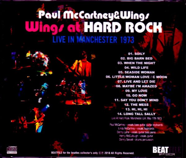 Paul McCartney,Wings/Manchester,UK 1973 - Image 2