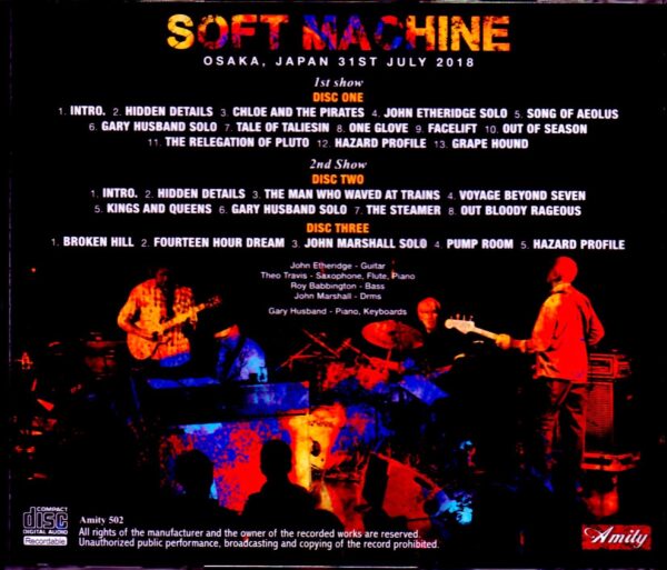 Soft Machine/Osaka,Japan 2018 - Image 2