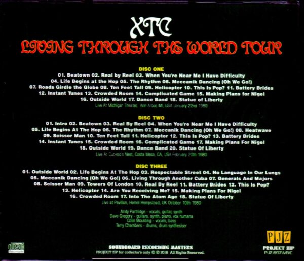 XTC/Live Collection from 1980 Your - Image 2