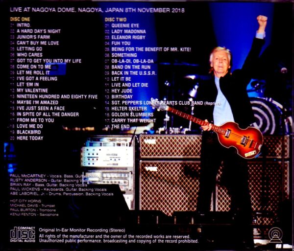Paul McCartney/Aichi,Japan 2018 IEM Rec. Ver. - Image 2