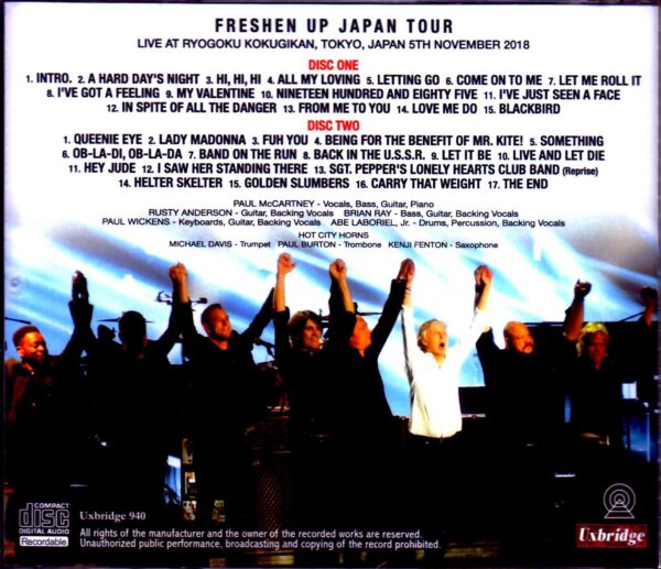 Paul McCartney/Tokyo,Japan 11.5.2018 Special Seat Ver. - Image 2