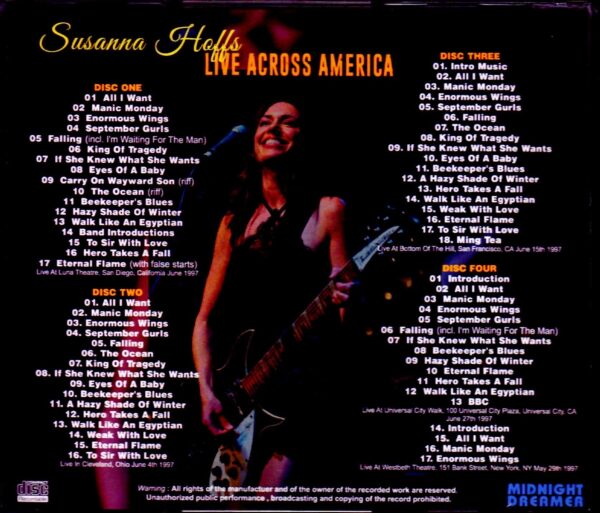 Susanna Hoffs/USA Tour Collection 1997 - Image 2