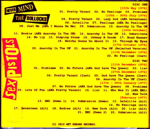 Sex Pistols/Complete Sessions Outtakes & Demos 1976-1977 - Image 2