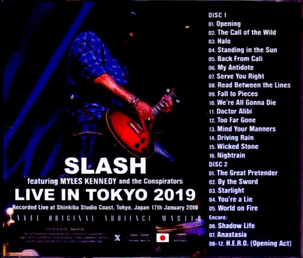 Slash,Myles Kennedy/Tokyo,Japan 2019 - Image 2