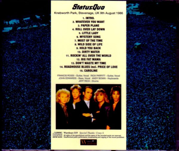 Status Quo/UK 1986 - Image 2