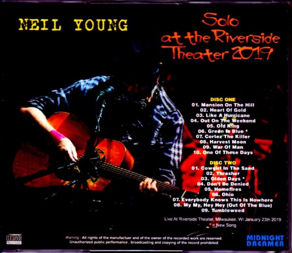 Neil Young/WI,USA 2019 - Image 2