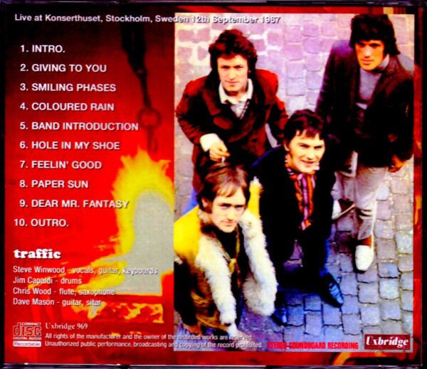 Traffic/Sweden 1967 Pre-FM Master - Image 2