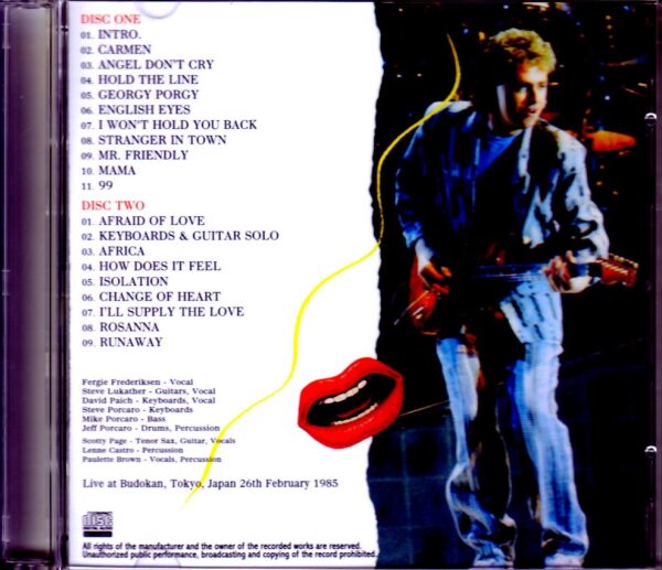 Toto/Tokyo 2.26.1985 - Image 2